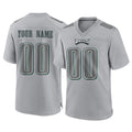 Moorv Custom P.Eagles Gray Atmosphere Fashion Home Game Any Name & Numbers Stitched Jerseys