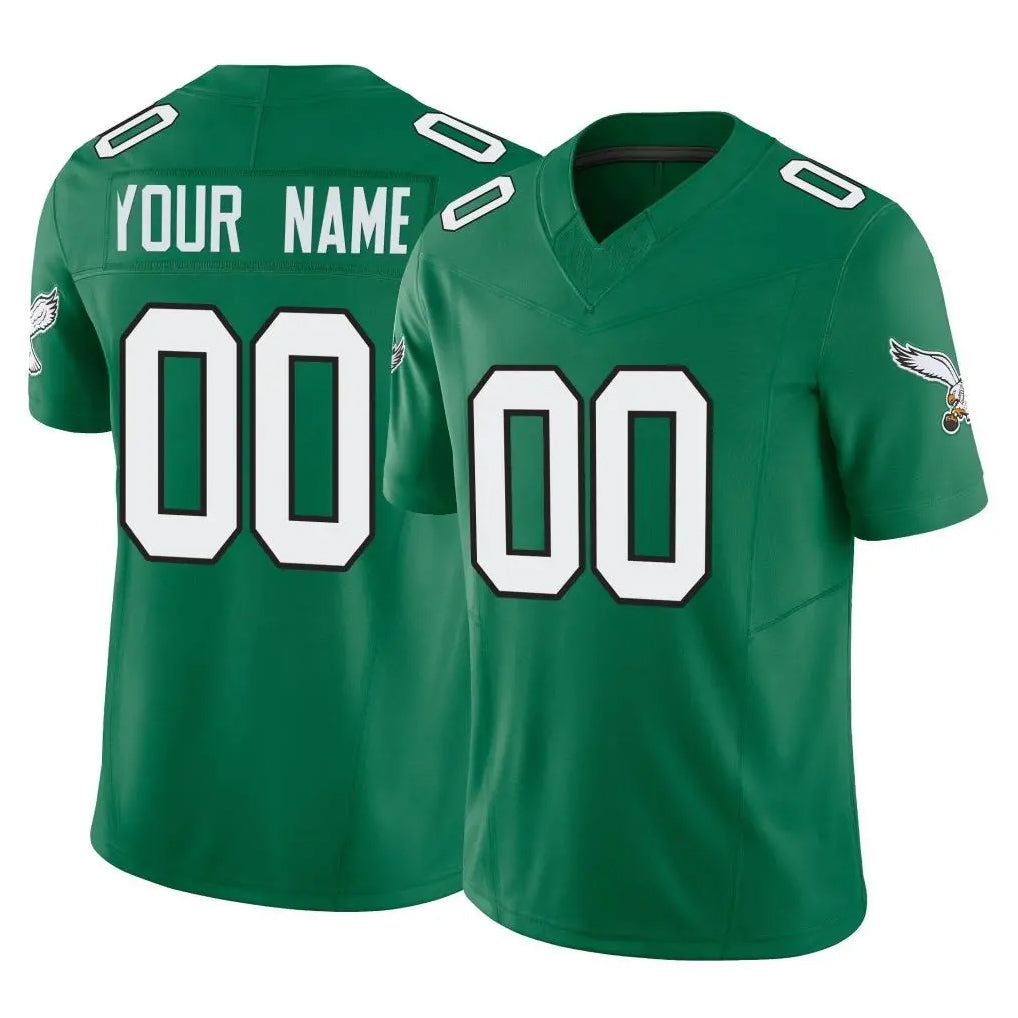 Moorv Custom P.Eagles Green Kelly Alternate Vapor F.U.S.E. Home Game Any Name & Numbers Stitched Jerseys