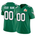 Moorv Custom P.Eagles Green Kelly Alternate Vapor F.U.S.E. Super Bowl LIX Home Game Any Name & Numbers Stitched Jerseys