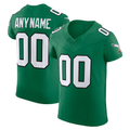 Moorv Custom P.Eagles Kelly Green 2nd Alternate Vapor F.U.S.E. Elite Stitched Jerseys