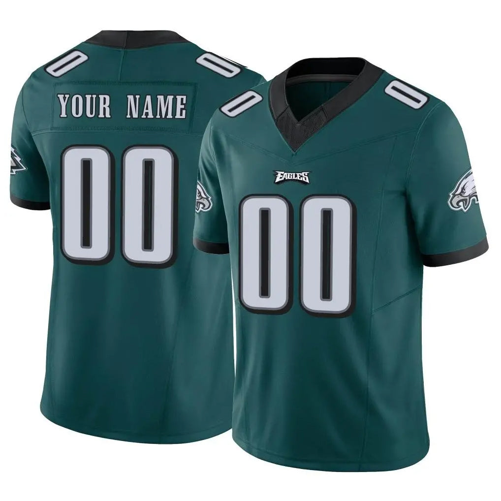 Moorv Custom P.Eagles Team Color Green Limited Vapor F.U.S.E. Home Game Any Name & Numbers Stitched Jerseys