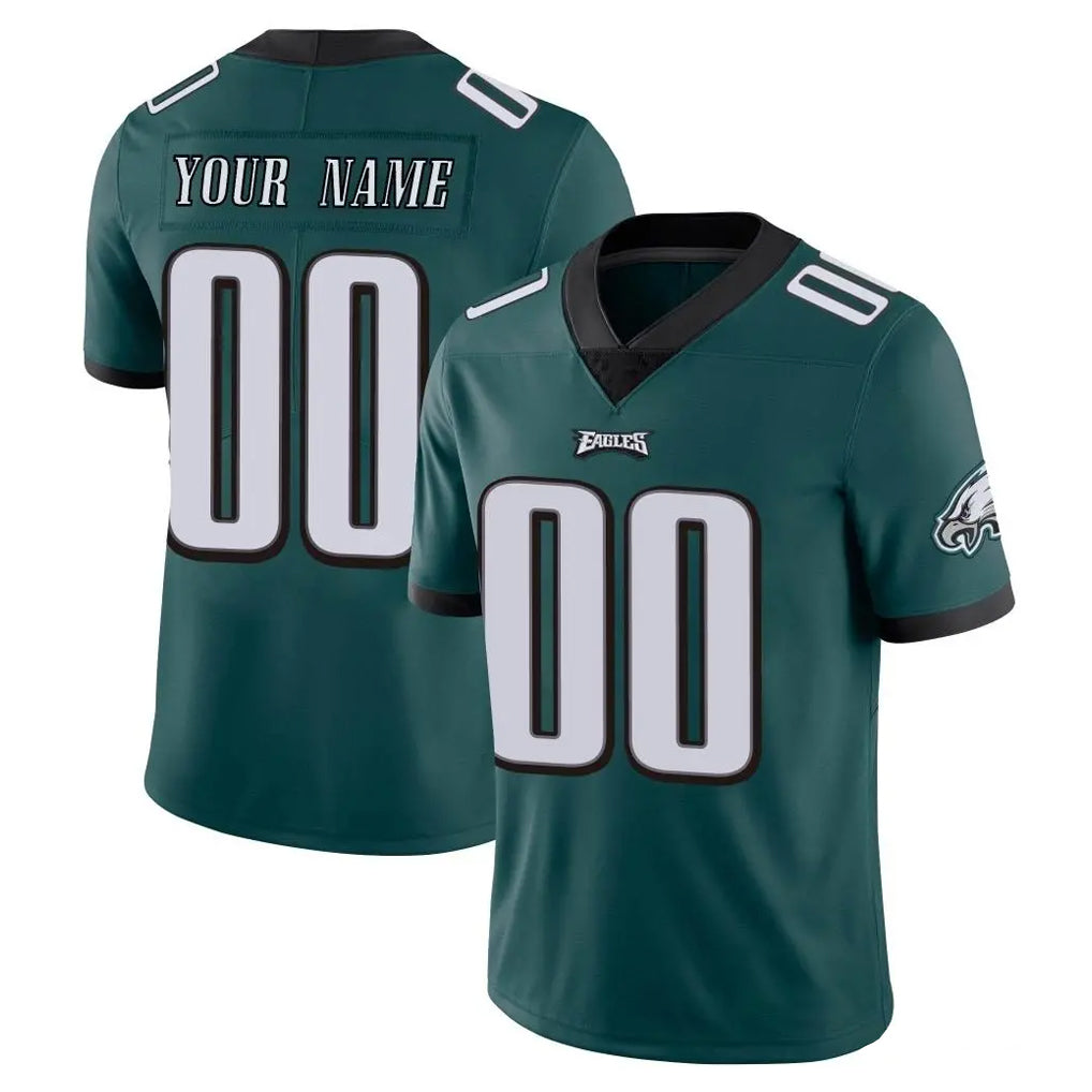 Moorv Custom P.Eagles Team Color Green Vapor Untouchable Home Game Any Name & Numbers Stitched Jerseys