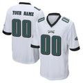 Moorv Custom P.Eagles White Home Game Any Name & Numbers Stitched Jerseys