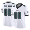 Moorv Custom P.Eagles White Limited Vapor F.U.S.E. Home Game Any Name & Numbers Stitched Jerseys