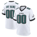 Moorv Custom P.Eagles White White Game Stitched Jerseys