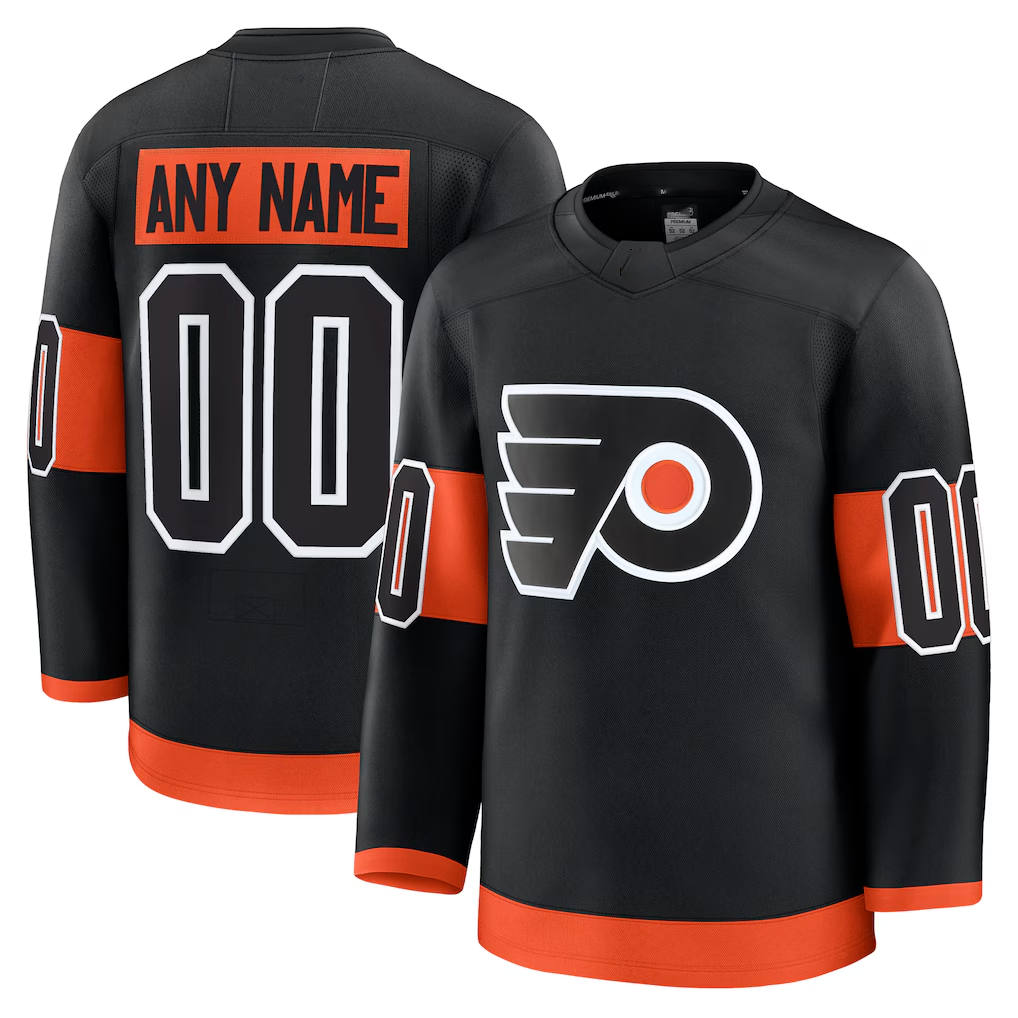 Moorv Custom P.Flyers Black Alternate Premium Jerseys