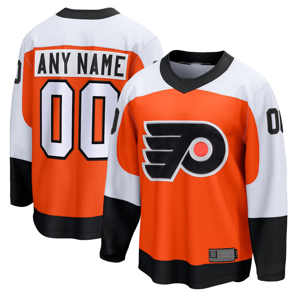 Moorv Custom P.Flyers Orange Home Breakaway Jerseys