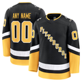 Moorv Custom P.Penguins Black Alternate Premium Jerseys