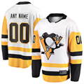 Moorv Custom P.Penguins White Away Breakaway Jerseys