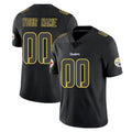 Moorv Custom P.Steelers Black Impact Limited Home Game Any Name & Numbers Stitched Jerseys