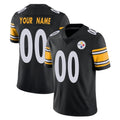 Moorv Custom P.Steelers Black Limited Vapor Untouchable Home Game Any Name & Numbers Stitched Jerseys