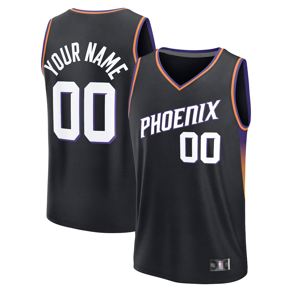 Moorv Custom P.Suns White Fast Break Stitched Jerseys - Association Edition