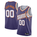 Moorv Custom P.Suns Purple Swingman Stitched Jerseys - Icon Edition