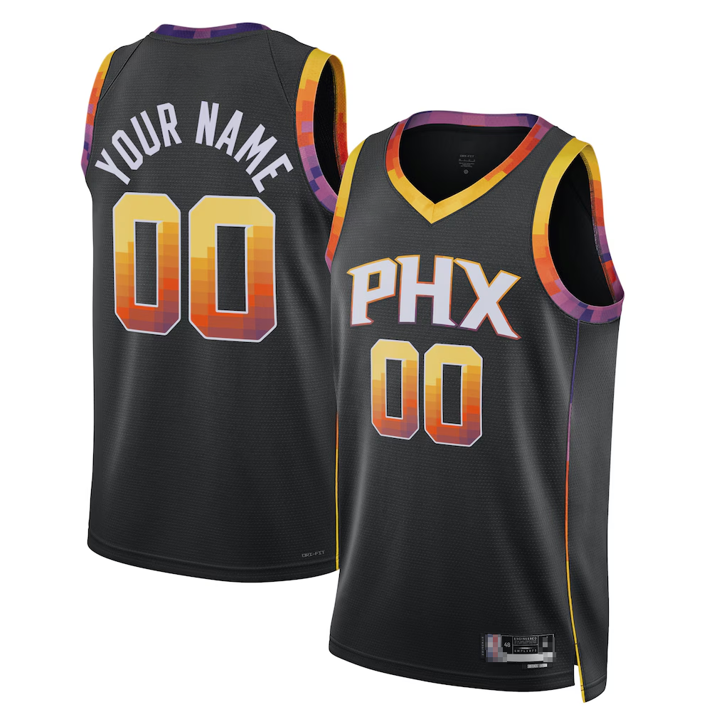 Moorv Custom P.Suns Black 202223 Swingman Stitched Jerseys - Statement Edition