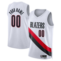 Moorv Custom PT.Blazers White Swingman Stitched Jerseys - Association Edition