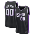 Moorv Custom S.Kings Black Fast Break Stitched Jerseys - Icon Edition