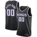 Moorv Custom S.kings Black Swingman Stitched Jerseys - Statement Edition