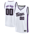 Moorv Custom S.kings White Fast Break Stitched Jerseys - Association Edition