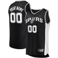 Moorv Custom SA.Spurs Black Swingman Jerseys - Icon Edition