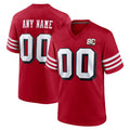 Moorv Custom SF.49ers Red Limited Alternate 80th Vapor Home Game Any Name & Numbers Stitched Jerseys