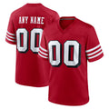 Moorv Custom SF.49ers Red Limited Alternate Vapor Home Game Any Name & Numbers Stitched Jerseys