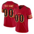 Moorv Custom SF.49ers Red Rivalries Vapor Limited Home Game Any Name & Numbers Stitched Jerseys