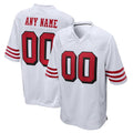 Moorv Custom SF.49ers White Limited Home Game Any Name & Numbers Stitched Jerseys