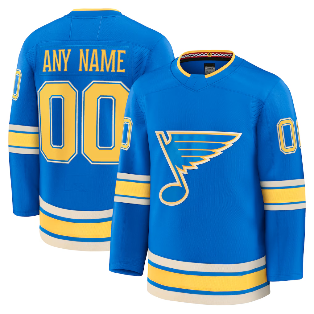 Moorv Custom SL.Blues Blue Alternate Premium Jerseys