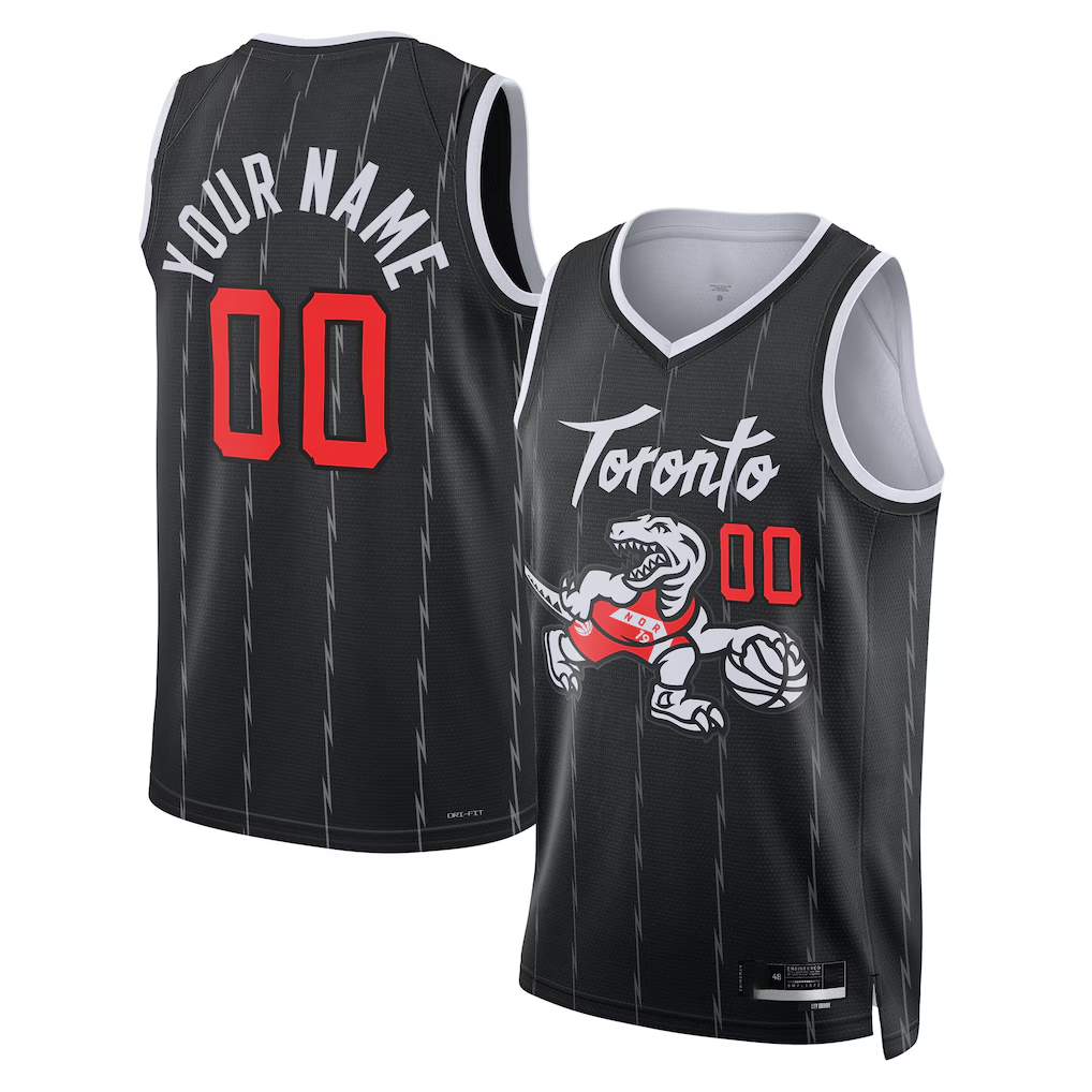 Moorv Custom T.Raptors Black 202526 City Edition Swingman Jerseys