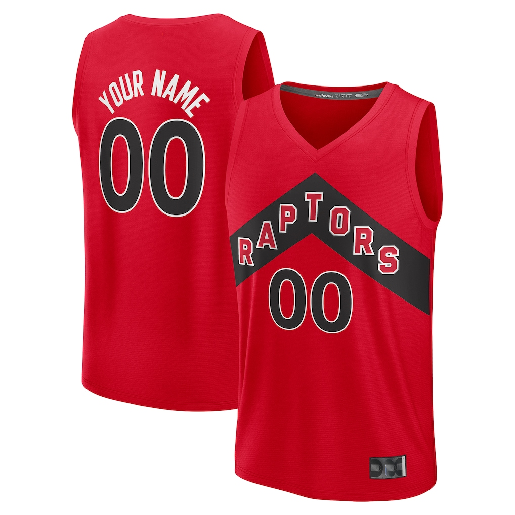 Moorv Custom T.Raptors Red Fast Break Jerseys - Icon Edition