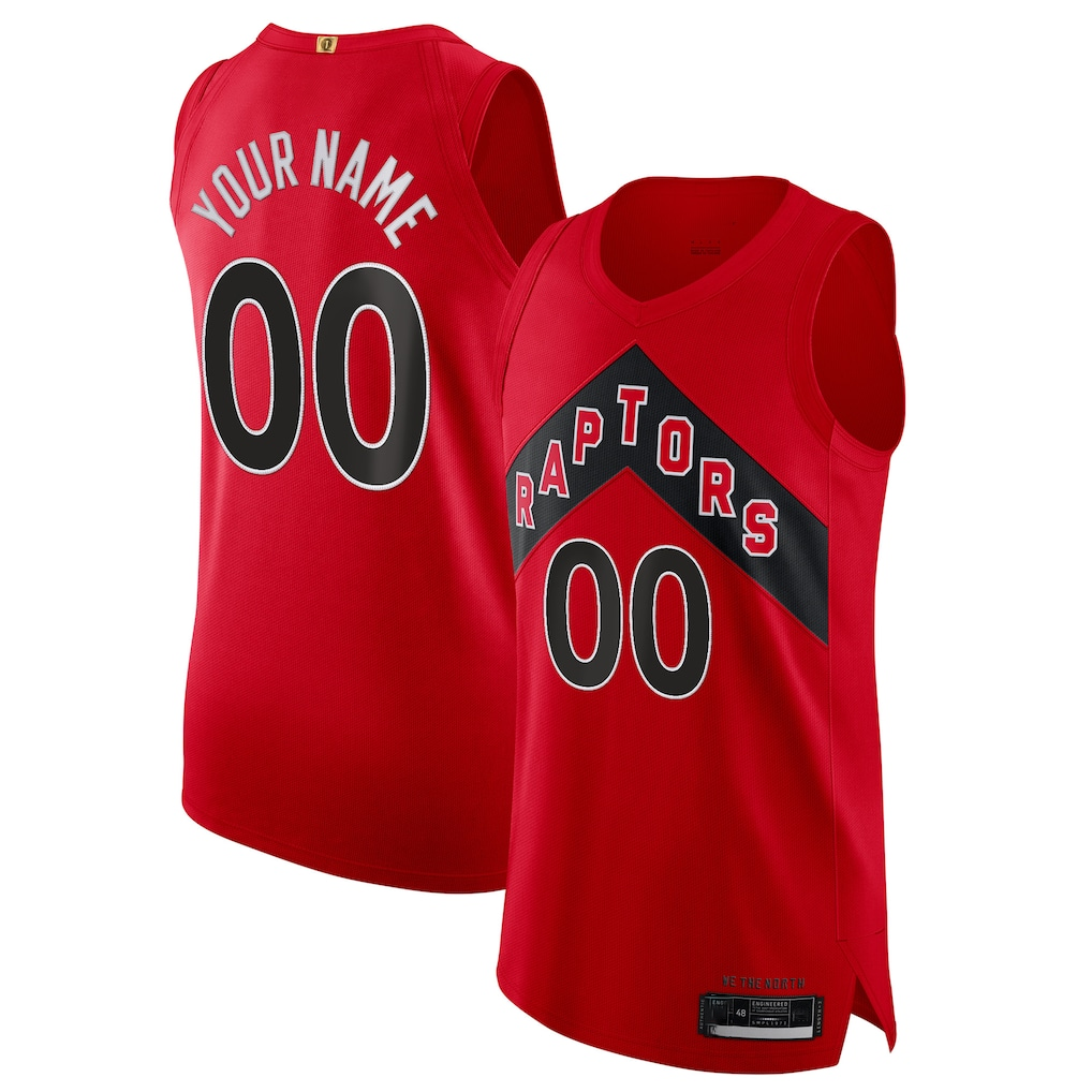 Moorv Custom T.Raptors Red 202021 Authentic Jerseys - Icon Edition