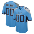 Moorv Custom T.Titans Light Blue Alternate Game Stitched Jerseys
