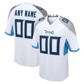 Moorv Custom T.Titans White Game Stitched Jerseys