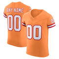 Moorv Custom TB.Buccaneers Orange Vapor F.U.S.E. Elite Stitched Jerseys