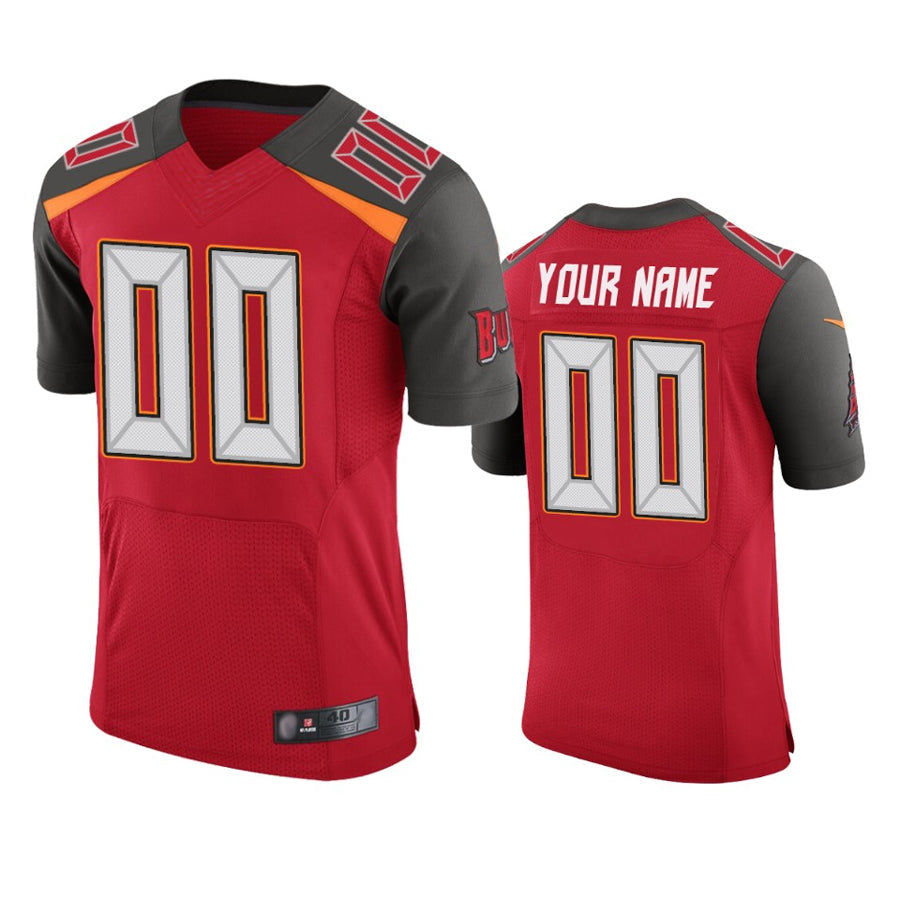 Moorv Custom TB.Buccaneers Red Game Stitched Jerseys