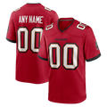 Moorv Custom TB.Buccaneers Red Team Game Stitched Jerseys