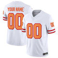 Moorv Custom TB.Buccaneers White Vapor F.U.S.E. Limited Stitched Jerseys