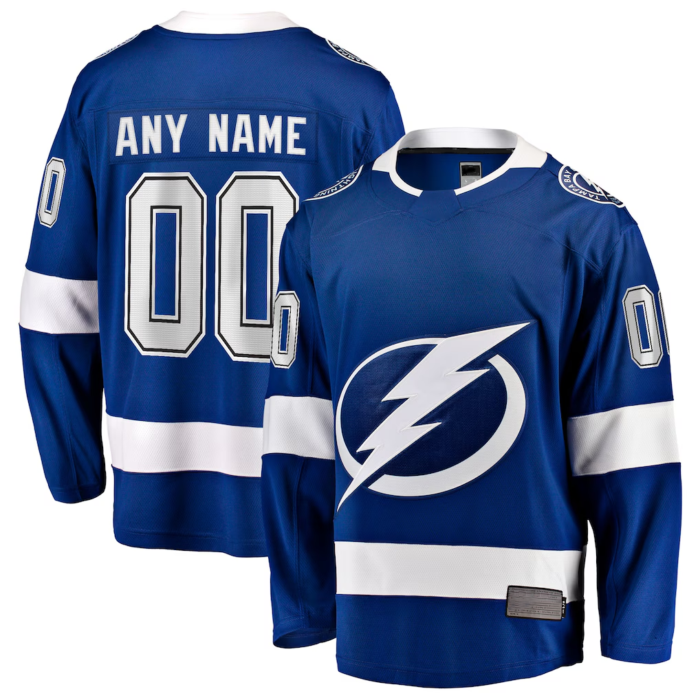 Moorv Custom TB.Lightning Blue Home Breakaway Jerseys