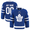 Moorv Custom TM.Leafs Blue Home Authentic Pro Jerseys
