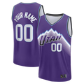Moorv Custom U.Jazz Purple Fast Break Replica Custom Stitched Jerseys - Icon Edition