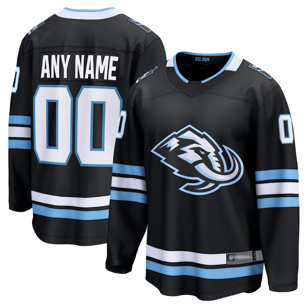 Moorv Custom U.Mammoth Black Home Breakaway Jerseys