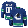 Moorv Custom V.Canucks Blue Home Authentic Pro Jerseys