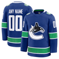Moorv Custom V.Canucks Blue Home Premium Jerseys