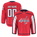Moorv Custom W.Capitals Red Home Authentic Pro Jerseys