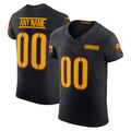 Moorv Custom W.Commanders Black Alternate Vapor F.U.S.E. Elite  Stitched Jerseys