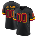 Moorv Custom W.Commanders Black Hail Raiser Alternate Game Stitched Jerseys