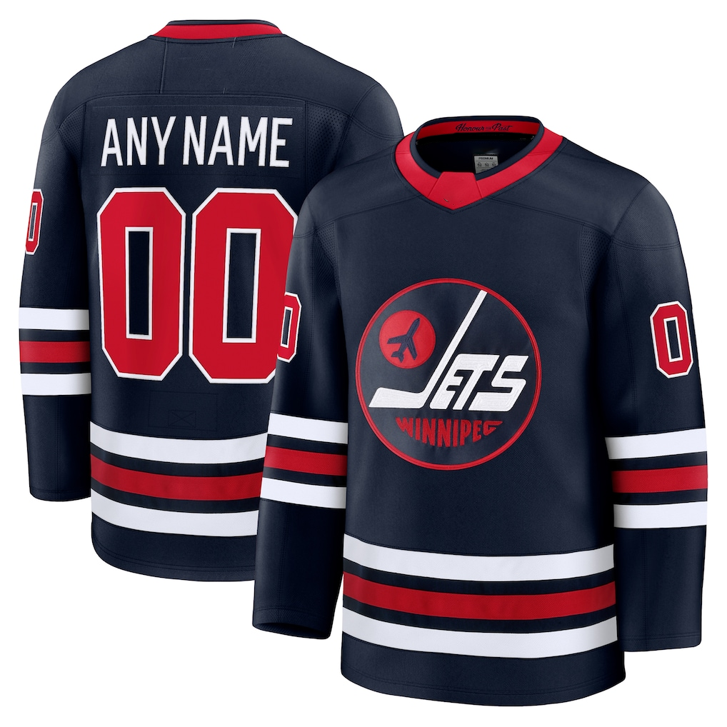Moorv Custom W.Jets Navy Alternate Premium Jerseys