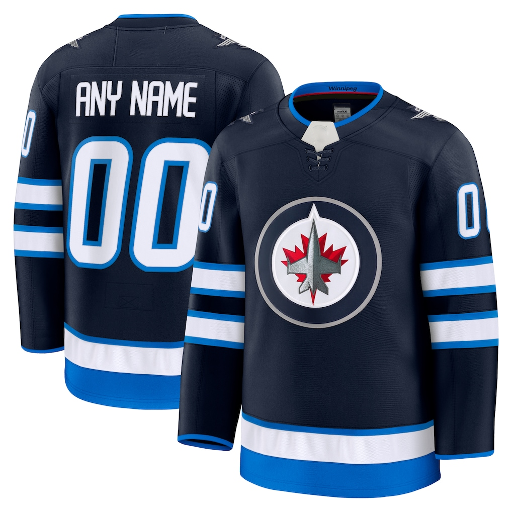 Moorv Custom W.Jets Navy Home Premium Jerseys