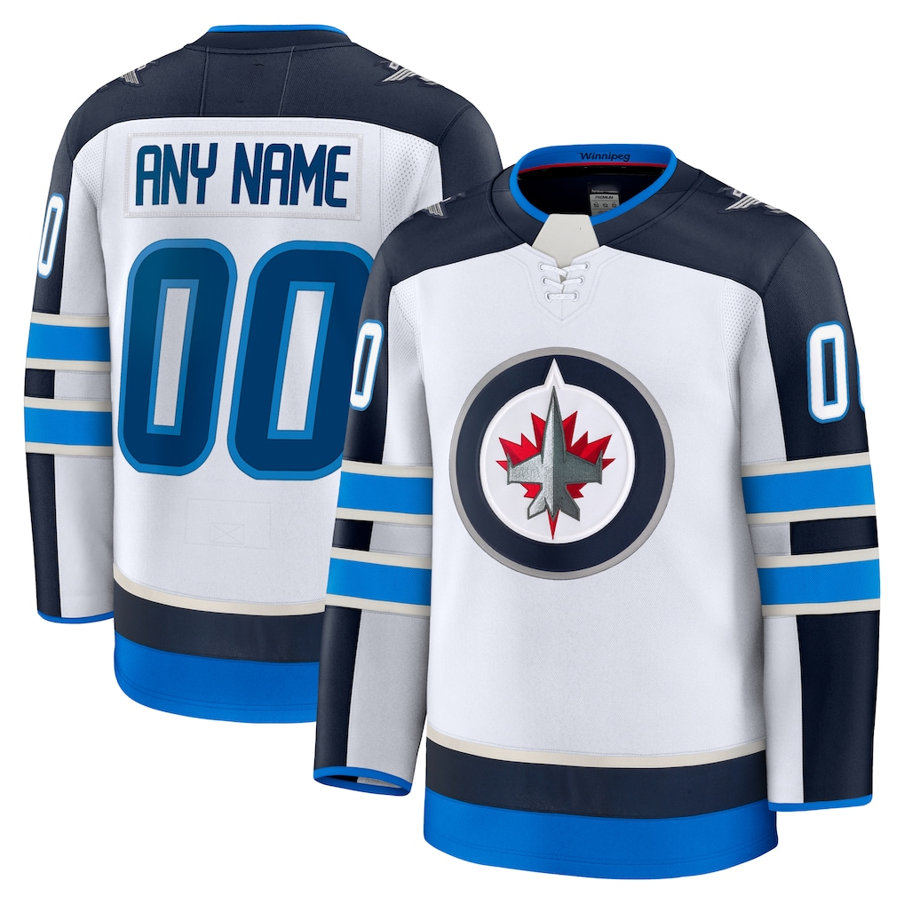 Moorv Custom W.Jets White Away Premium Jerseys