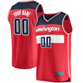 Moorv Custom W.Wizards  Red Fast Break Replica Jerseys - Icon Edition